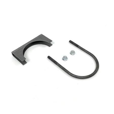 Donaldson Clamp, Exhaust, Std, U-Bolt, Double, Round Band, 3/8-16 In. Unc-2A, 4.00 In. Od Pipe, Steel J000230